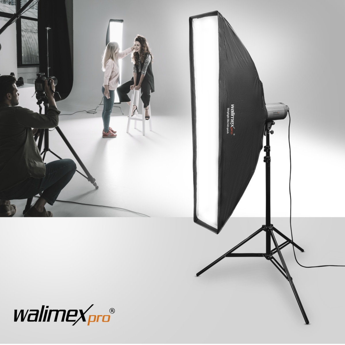 Walimex pro SL Striplight SB QA 30 x 140cm Balcar