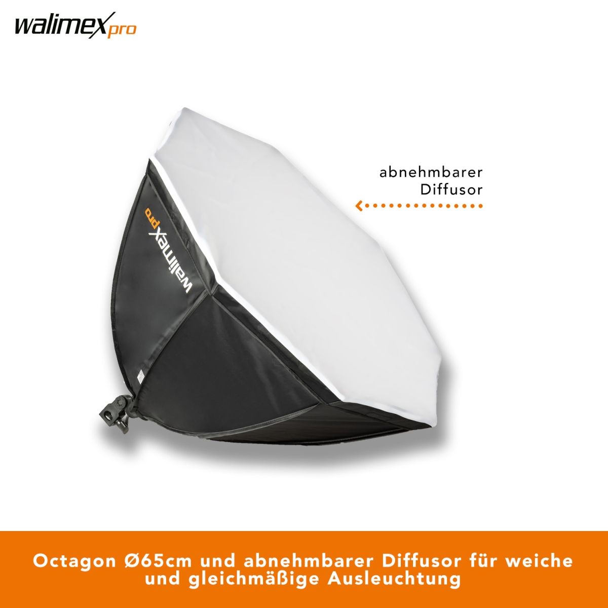 Walimex pro LED 60W Octagon Ø65cm Bi Color