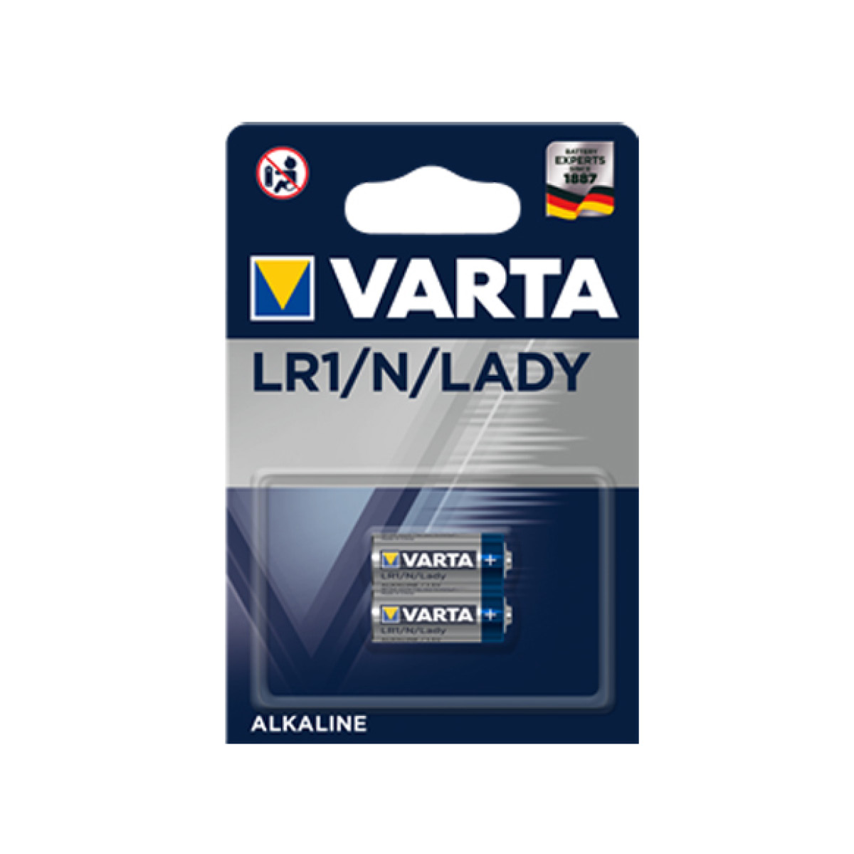 Varta Electronics Lady N/LR-1 2er Knopfzelle