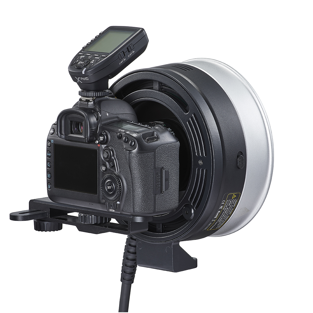 Godox FLB-90 schnelldrehbarer Kamerahalterungssatz (für R1200 Ringblitz)